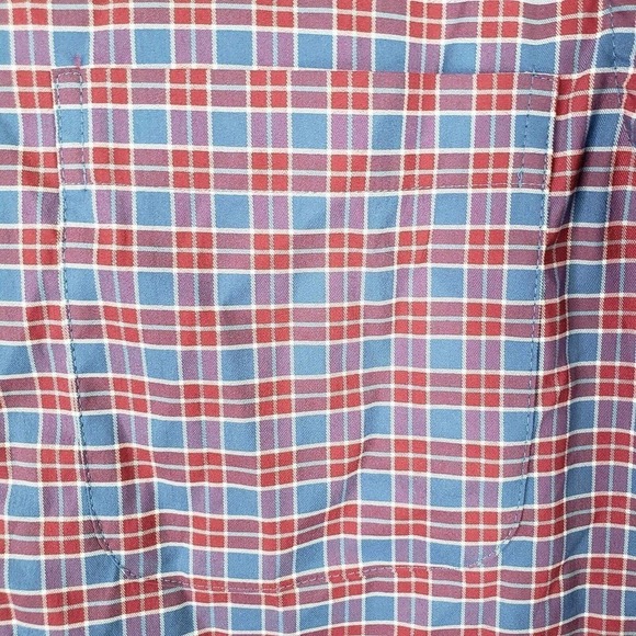Vineyard Vines Performance Shirt Mens XS Blue & Red Plaid LS Button Up Shirt New - Picture 5 of 13